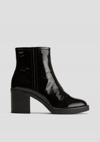 s.Oliver Stiefeletten aus Kunstleder - schwarz