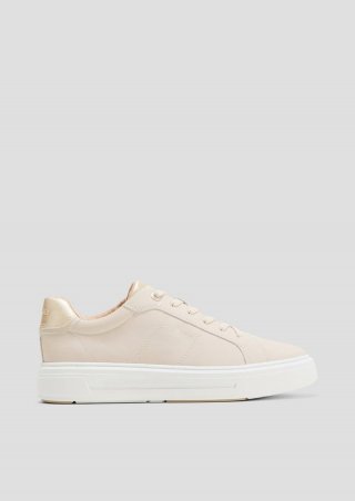 s.Oliver Sneaker in cleanem Design - beige