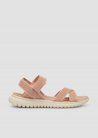 s.Oliver Sandalen mit Klettverschluss - altrosa