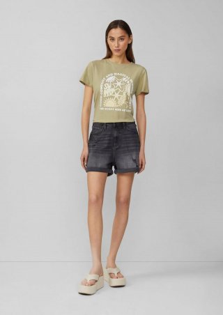 s.Oliver Jeans Mom / Relaxed Fit / High Rise - schwarz