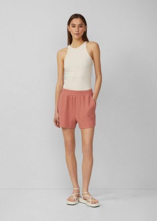s.Oliver Strukturierte Jersey-Shorts - papaya