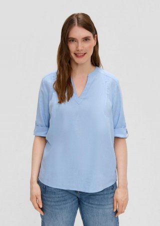 s.Oliver Tunikabluse mit 3/4-Ärmeln - himmelblau