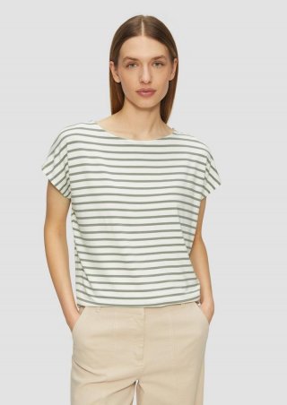 s.Oliver T-Shirt aus Viskosestretch im Relaxed Fit - hellgrün
