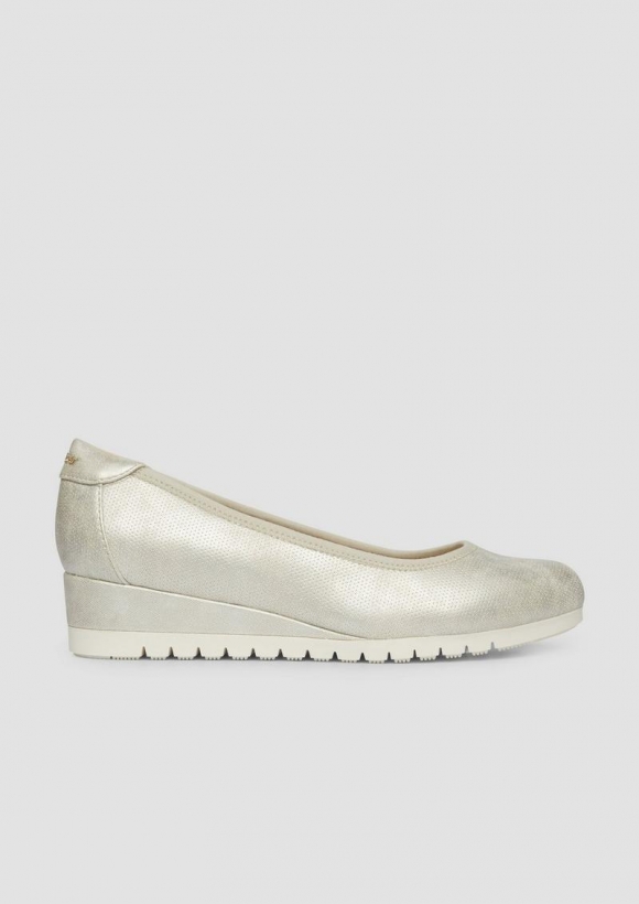 s.Oliver Elegante Pumps mit Keilabsatz - gold