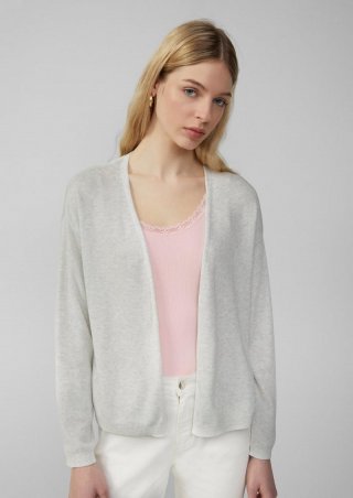 s.Oliver Strickjacke mit überschnittener Schulter - ecru