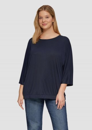 s.Oliver O-Shape-Shirt mit Fledermausarm - navy