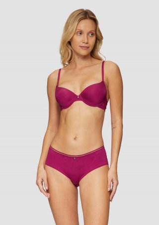 s.Oliver Panty mit Spitzen-Detail - pink