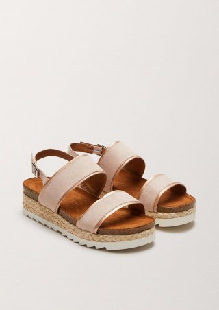 s.Oliver Sandalen mit Plateausohle - rosa