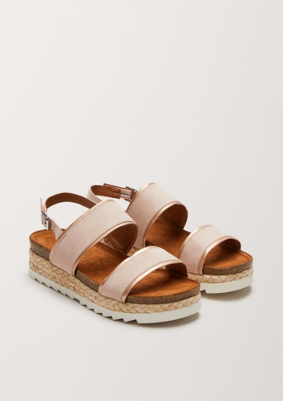 s.Oliver Sandalen mit Plateausohle - rosa