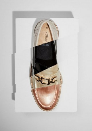 s.Oliver Slipper - schwarz