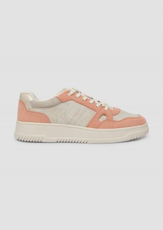 s.Oliver Sneaker mit Kontrast-Details - altrosa
