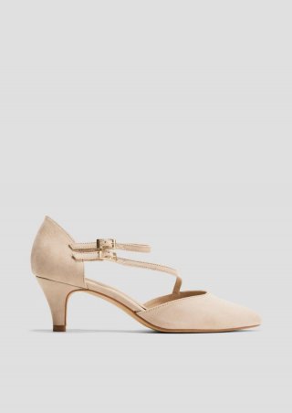 s.Oliver Pumps mit doppelten Riemchen - beige