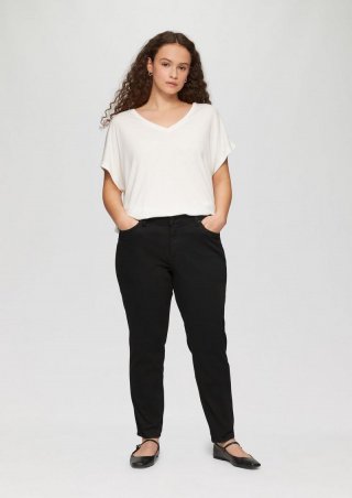 s.Oliver Ankle-Jeans / Skinny Fit / Mid Rise / Skinny Leg - schwarz