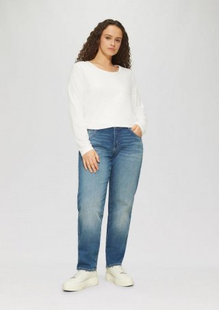 s.Oliver Jeans / Curvy Fit / Mid Rise / Slim Tapered Leg - blau