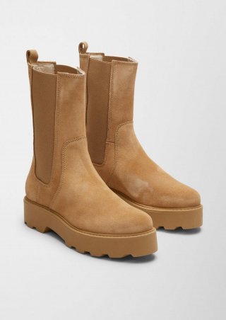 s.Oliver Lederboots - hellbraun