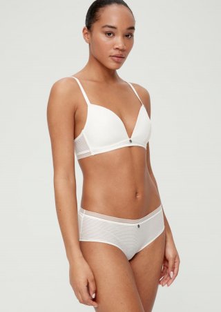 s.Oliver Panty mit Streifendetail - puder