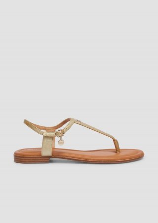 s.Oliver Zehentrenner-Sandalen - gold
