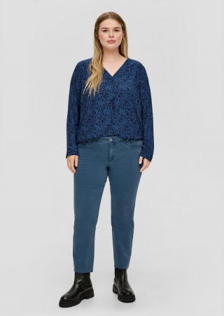 s.Oliver Jeans Slim / Mid Rise - dunkelblau