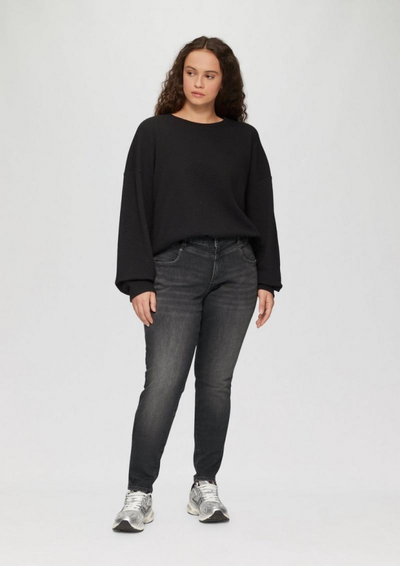 s.Oliver Jeans / Skinny Fit / Mid Rise / Skinny Leg / Superstretch - graphit