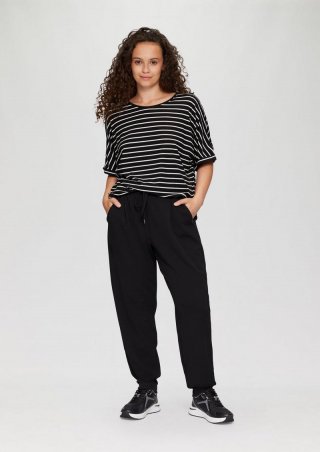 s.Oliver Jogpants aus Interlock-Crêpe - schwarz