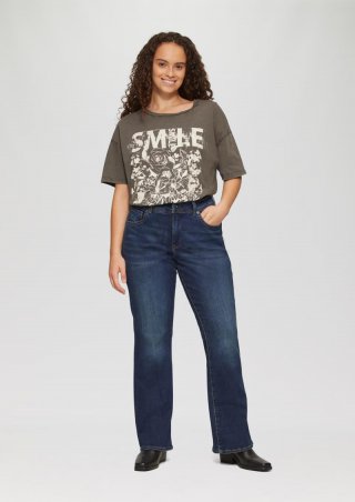 s.Oliver Jeans / Slim Fit / Mid Rise / Bootcut Leg - blau