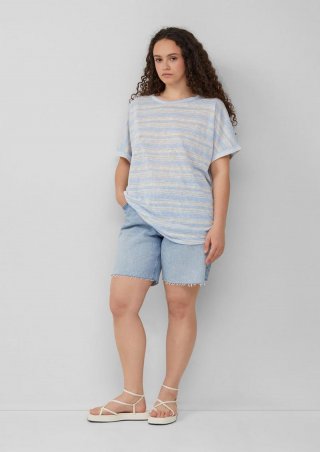 s.Oliver Jeans Mom / Relaxed Fit / High Rise - hellblau
