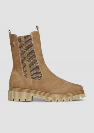 s.Oliver Chelsea-Boots mit Profilsohle - braun