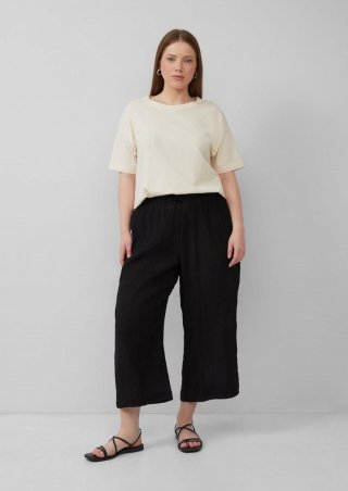 s.Oliver Culotte aus Viskosemix - schwarz