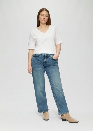 s.Oliver Jeans / Slim Fit / Mid Rise / Straight Leg - blau