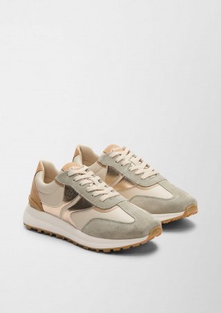 s.Oliver Sneaker mit Plateausohle - braun