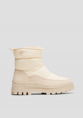 s.Oliver Warm gefütterte Schneeboots - creme