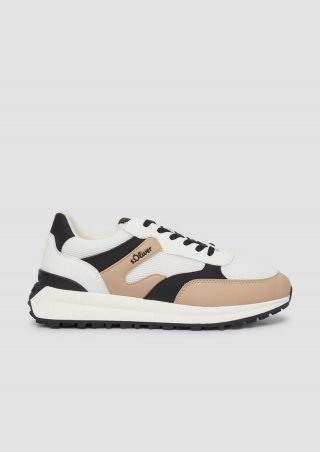 s.Oliver Sportlicher Sneaker - beige
