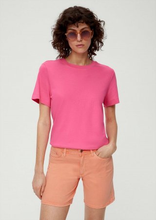 s.Oliver Jeans-Shorts Betsy / Slim Fit / Mid Rise / Slim Leg - mango