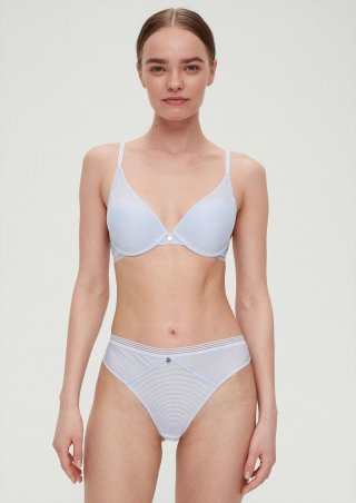 s.Oliver String mit Mesh-Details - hellblau