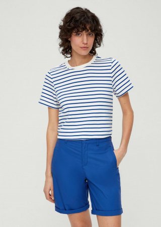 s.Oliver Regular: Shorts aus Lyocellmix - royalblau