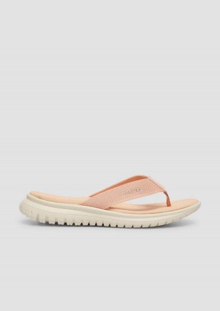s.Oliver Sandalette mit Logoschriftzug - pfirsich