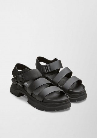 s.Oliver Chunky Sandalen - schwarz