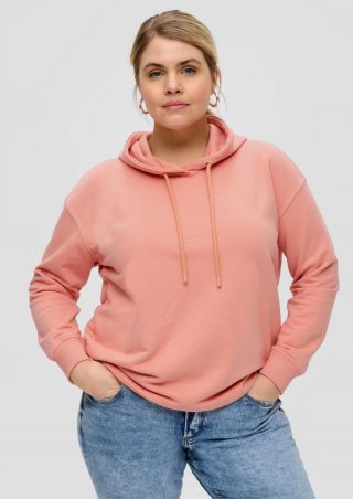 s.Oliver Kapuzensweatshirt mit überschnittener Schulter - mango