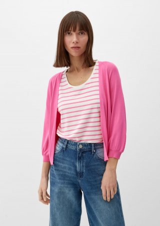 s.Oliver Strickjacke aus Viskose - pink
