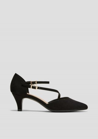 s.Oliver Pumps mit doppelten Riemchen - schwarz