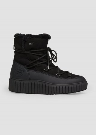 s.Oliver Warm gefütterte Boots im Fabricmix - schwarz