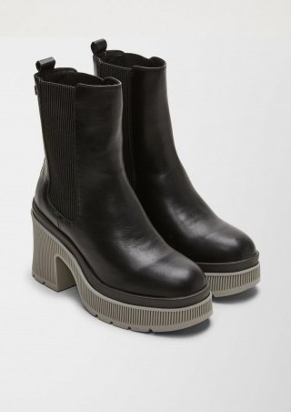 s.Oliver Boots mit Plateausohle - schwarz