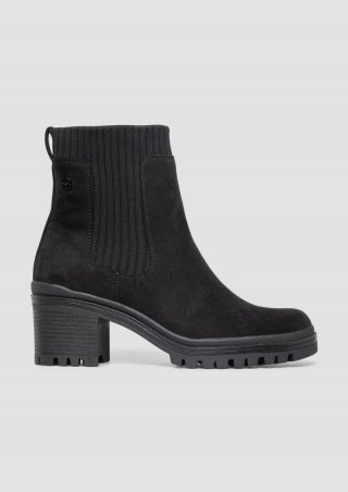 s.Oliver Stiefeletten mit Blockabsatz - schwarz