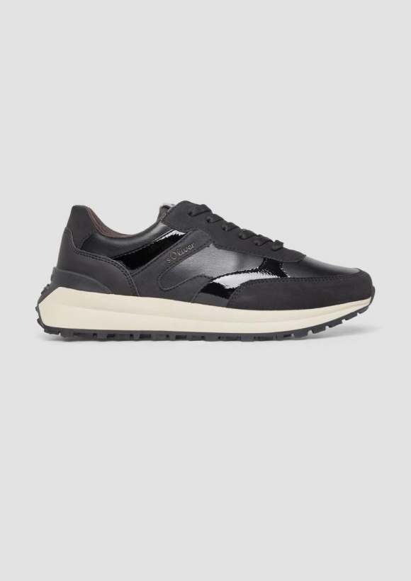 s.Oliver Sportlicher Sneaker - schwarz