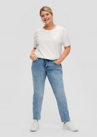 s.Oliver Jeans / Mid Rise / Slim Leg - blau