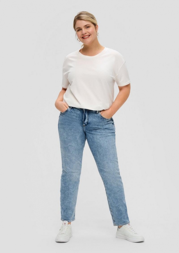 s.Oliver Jeans / Mid Rise / Slim Leg - blau