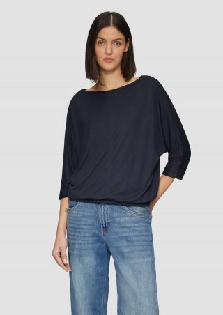 s.Oliver O-Shape-Shirt mit Fledermausarm - navy