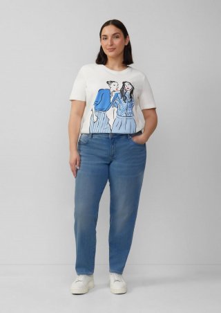 s.Oliver Jeans / Cury Fit / Mid Rise / Slim Tapered Leg - blau