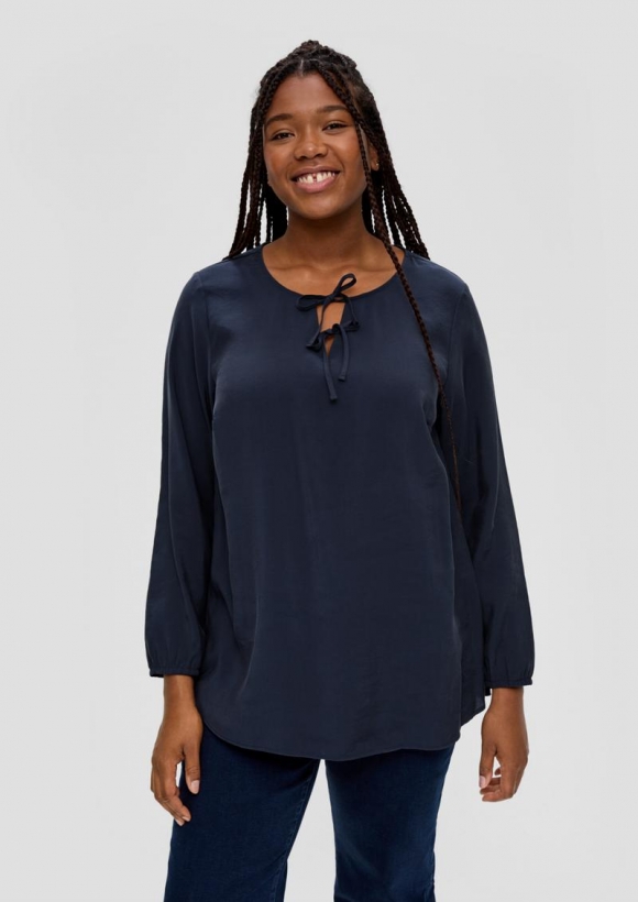 s.Oliver Tunikabluse aus Modalmix - navy