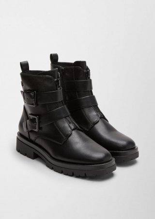 s.Oliver Boots mit Riegel - schwarz